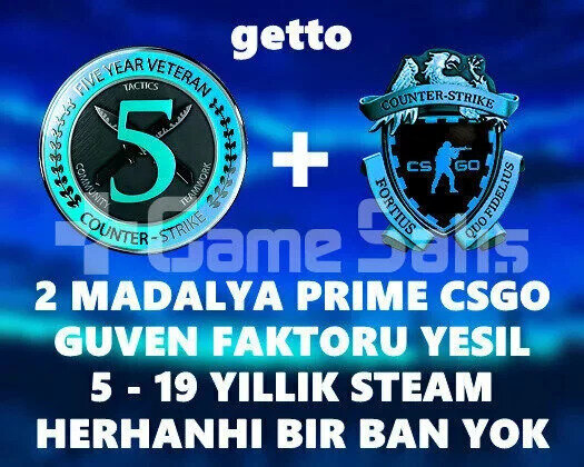 2 MADALYA | FULL PRIME CSGO | GUVEN FAKTORU YESIL