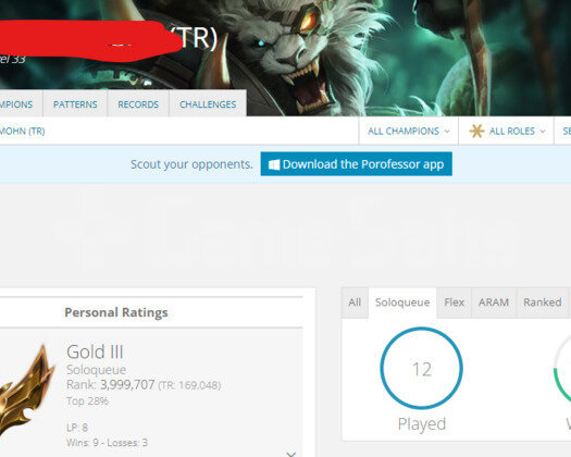 TR GOLD 3 75WR I YÜKSEK ELO 27K MAVİ ÖZ KOSTÜMLÜ