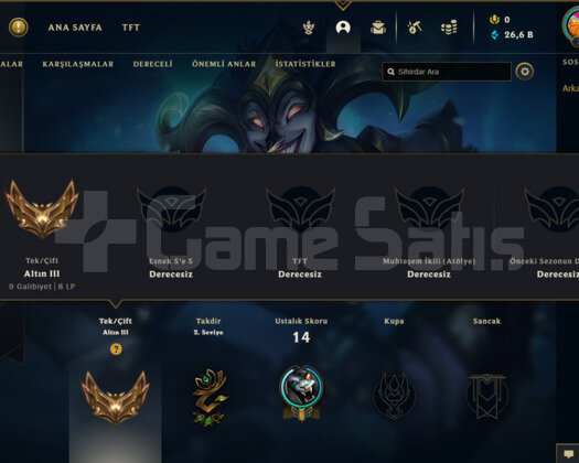 TR GOLD 3 75WR I YÜKSEK ELO 27K MAVİ ÖZ KOSTÜMLÜ