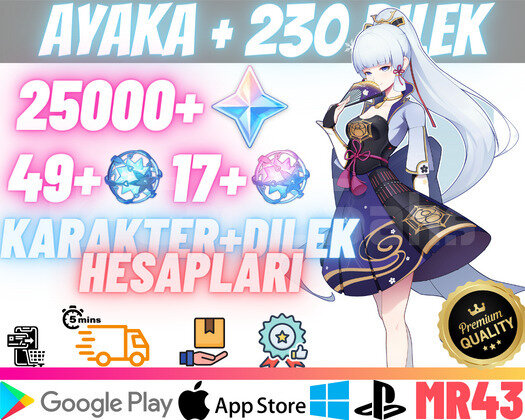 EU | MR43 Ayaka + 230Dilek - 25000Köken 49+17Yazgı
