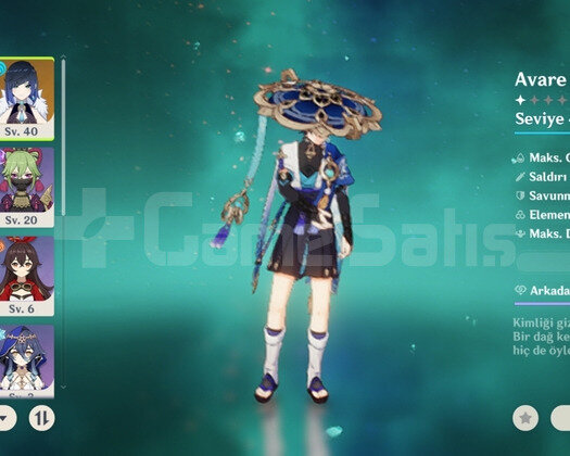 Ar23| Yelan + Yaemiko + Avare + Yoimiya | eu