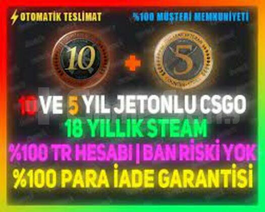 18 YILLIK CS/STEAM HESABI