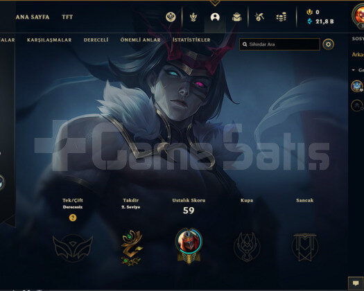 30 LVL 35.000 MAVİ ÖZ UNRANKED HESAP UYGUN FİYAT!