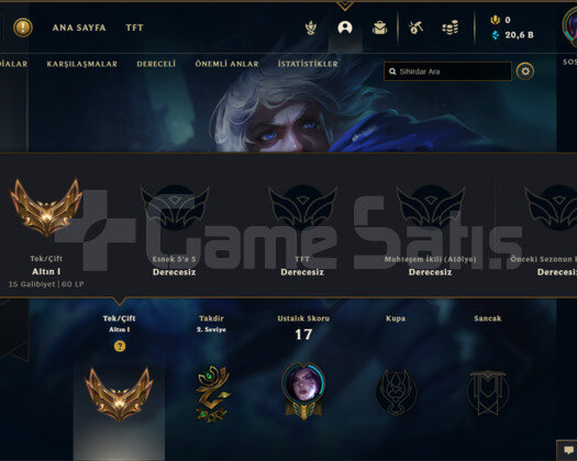 TR GOLD 1 60LP 56WR I YÜKSEK ELO 20K MAVİ ÖZ