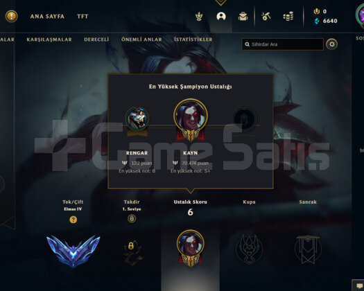 TR DİAMOND 4 62WR I MASTER ELO KAYN SIRALAMALI
