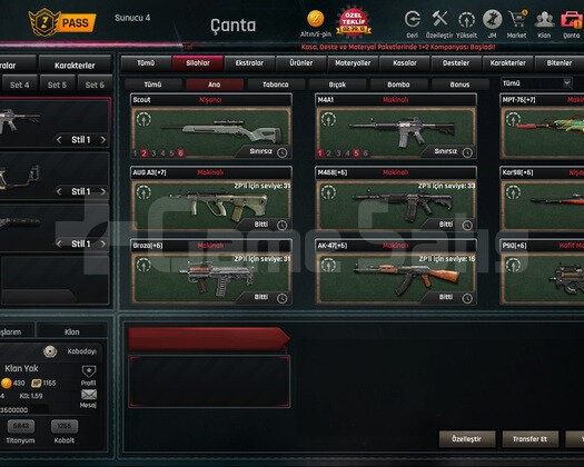 54 LEVEL +7 SETLİ ZULA HESABI / ACİL