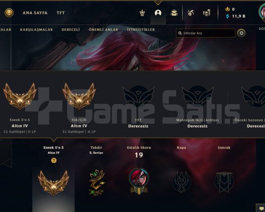TR GOLD 4 78WR I YÜKSEK ELO KOSTÜMLÜ 12K MAVİ ÖZ