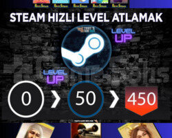 STEAM LEVEL YÜKSELTİCİ 10 SET / +1000 XP