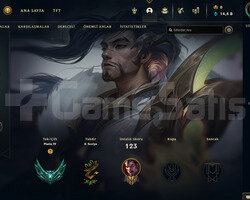 TR Plat 4 - 52 KOSTÜM 63 HERO LOL HESAP