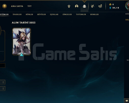 TR GOLD 4 55WR I YÜKSEK ELO 29K MAVİ ÖZ SMURF