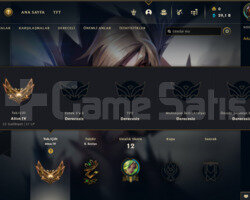 TR GOLD 4 55WR I YÜKSEK ELO 29K MAVİ ÖZ SMURF