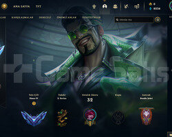 TR Elmas 4 | 4 Kostüm - 28 Hero | LoL Hesap