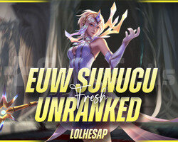 EUW 45.000 MAVİ ÖZ 30 LVL UNRANKED HESAP