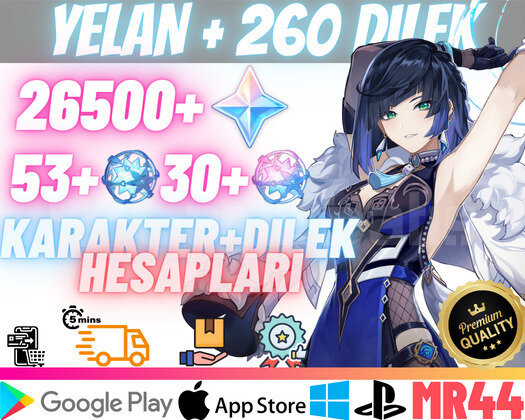 EU | MR44 Yelan + 260Dilek - 26500Köken 53+30Yazgı
