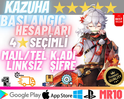 EU | MR10 Kazuha - Temiz Başlangıç Hesapları