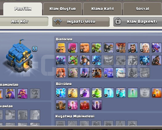 Belediye Binası 12 Max & 1650+ Yeşil Taş &156 Lvl