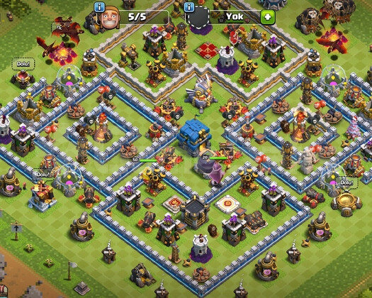 Belediye Binası 12 Max & 1650+ Yeşil Taş &156 Lvl