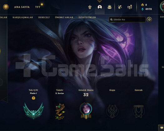 TR PLAT 1 57WR I DİAMOND YÜKSEK ELO SMURF