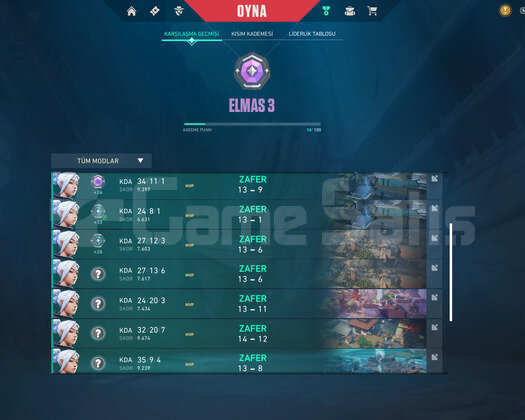 ELMAS 3 / YÜKSEK MMR / YÜKSEK KDA / FRESH! KAÇIRMA