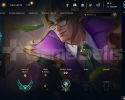 TR Plat 1 | 4 Kostüm - 30K Mö | LoL Hesap