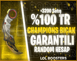 100 TR SUNUCU CHAMPİON GARANTİLİ HESAPLAR