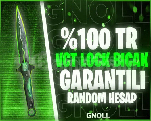 100 TR SUNUCU VCT LOCK GARANTİLİ HESAPLAR