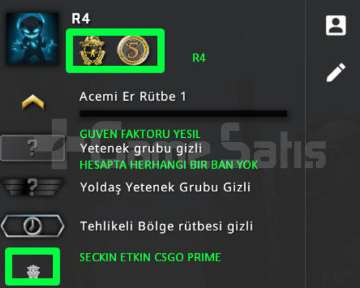2 MADALYA | FULL PRIME CSGO | GUVEN FAKTORU YESIL