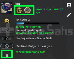 2 MADALYA  PRIME MAGAZA TR YESIL FAKTOR +90 TL ENV
