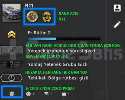 2 MADALYA | RANK ACIK | GUVEN FAKTORU YESIL