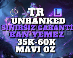 TR BAN RİSKSİZ 35K-60K 30 LEVEL UNRANKED