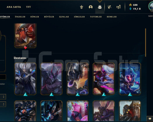 LOL 6 YILLIK 700 RPLİ HESAP 30+ KOSTÜMLÜ HESAP