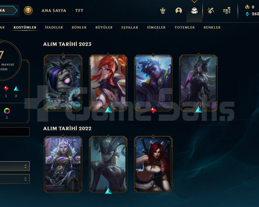 TR Plat 2 | 7 Kostüm - 47 Hero | LoL Hesap
