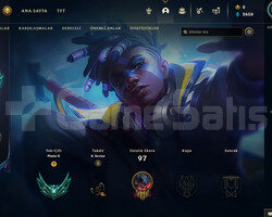 TR Plat 2 | 7 Kostüm - 47 Hero | LoL Hesap