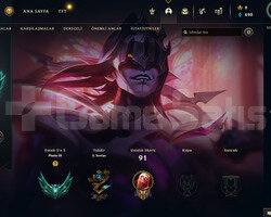 TR Plat 3 | 8 Kostüm - 42 Hero | LoL Hesap