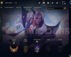 TR 67 WR Gold 2 | 6 Kostüm 36 Hero | LoL Hesap