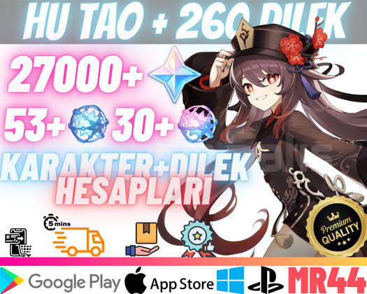 EU | MR44 Hu Tao + 260Dilek -27000Köken 53+30Yazgı
