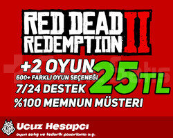 Red Dead Redemption 2  + 2 Oyun + Garanti