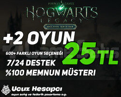 Hogwarts Legacy Deluxe Edition + 2 Oyun + Garanti