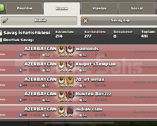 19 LEVEL & BAŞKENT 9 & AZERBAYCAN