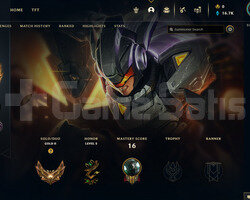 EUW Gold 2 | 1 Kostüm - 16K Mö | LoL Hesap