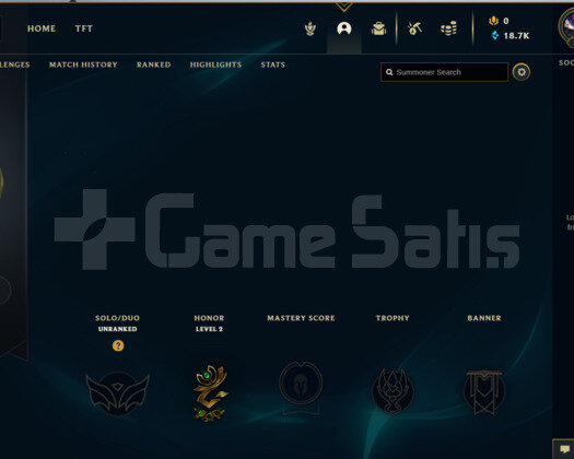 NA HESABI 30LV UNRANKED 18K MAVİ ÖZ