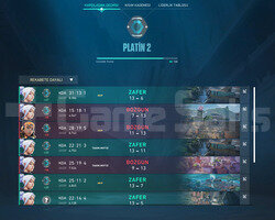 PLAT 2 / YÜKSEK MMR / FRESH HESAP