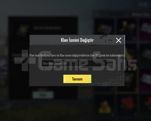 10 SV PUBG KLAN İSİM DEĞİŞTİRME AKTİF