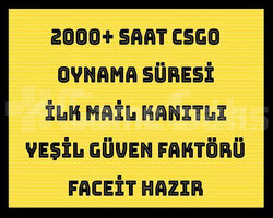 2000 Saat Csgo + İLK MAİL