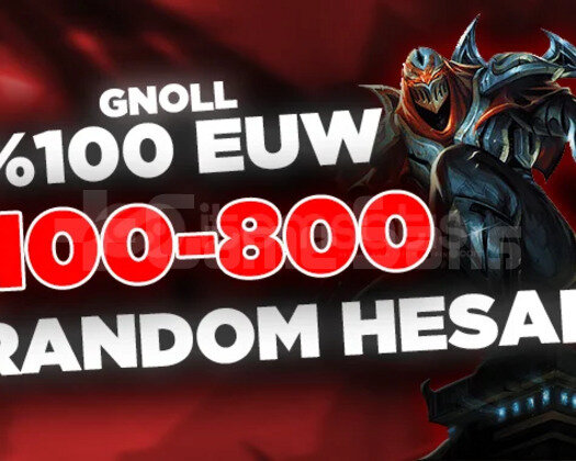 UltraKaliteli EUW 100-800 SKİN DOPDOLU KALİTELİ