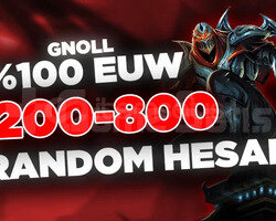 UltraKaliteli EUW 200-800 SKİN DOPDOLU KALİTELİ