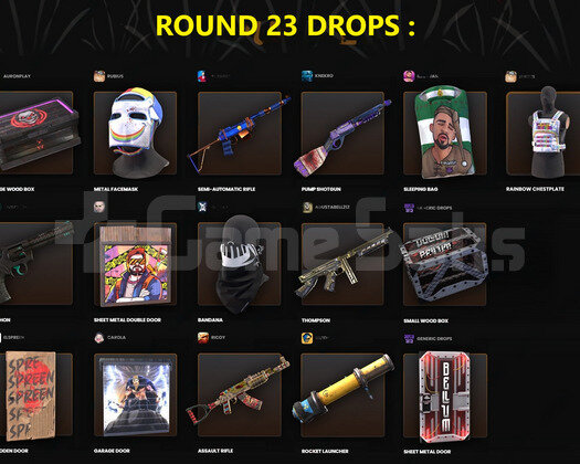 Rust Twitch Drop ROUND 21+22+23 | 47 SKİN