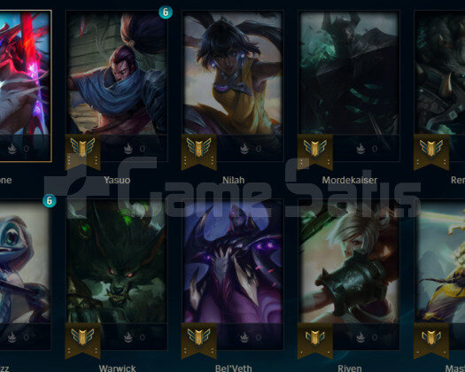 Lol UCUZA Hesap satış 5 KOSTÜM 30 LEVEL