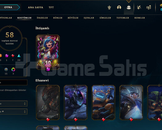 TR | 387 level 58 Kostüm