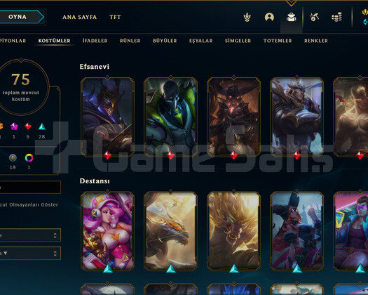 TR | 200 Level 75 Kostüm